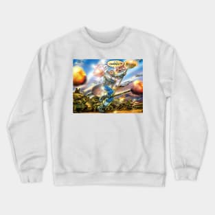 CAPT. ISRAEL horiz Crewneck Sweatshirt